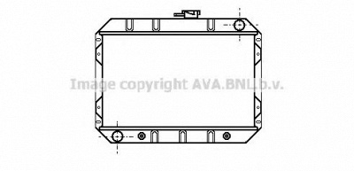 AVA QUALITY COOLING fd2221 -  Радиатор, охлаждение двигателя